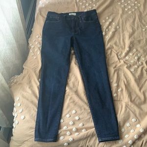 Madewell 9” Mid-rise skinny jean in Orland Wash